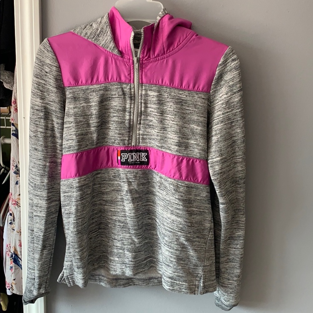 Pink Quarter Zip